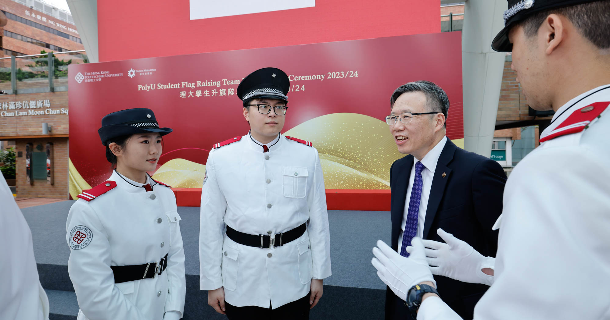 PolyU Student Flag Raising Team Inauguration Ceremony 2023-24-5