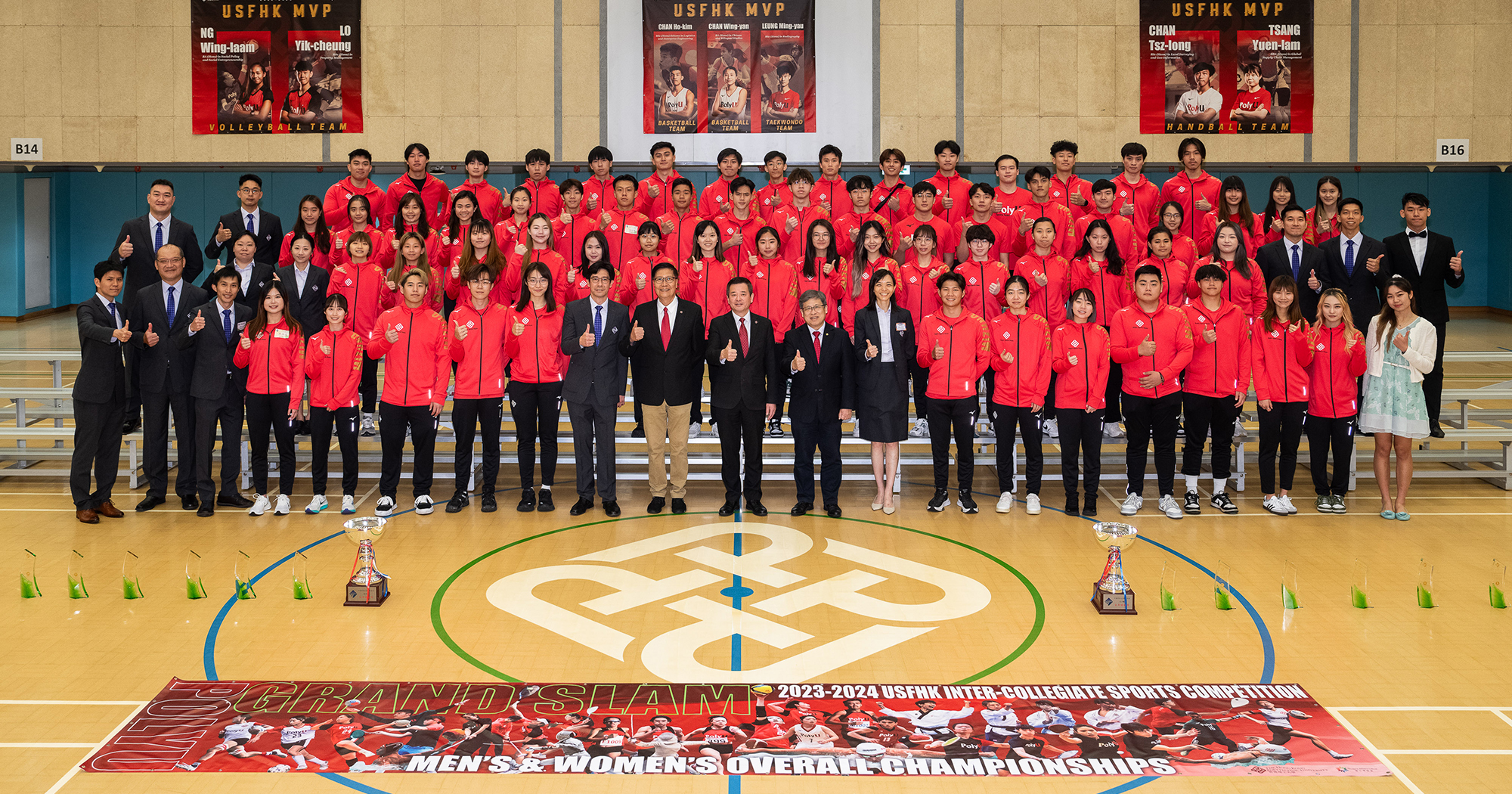 PolyU Sports Teams Bagged Six-time Grand Slam Champions 3