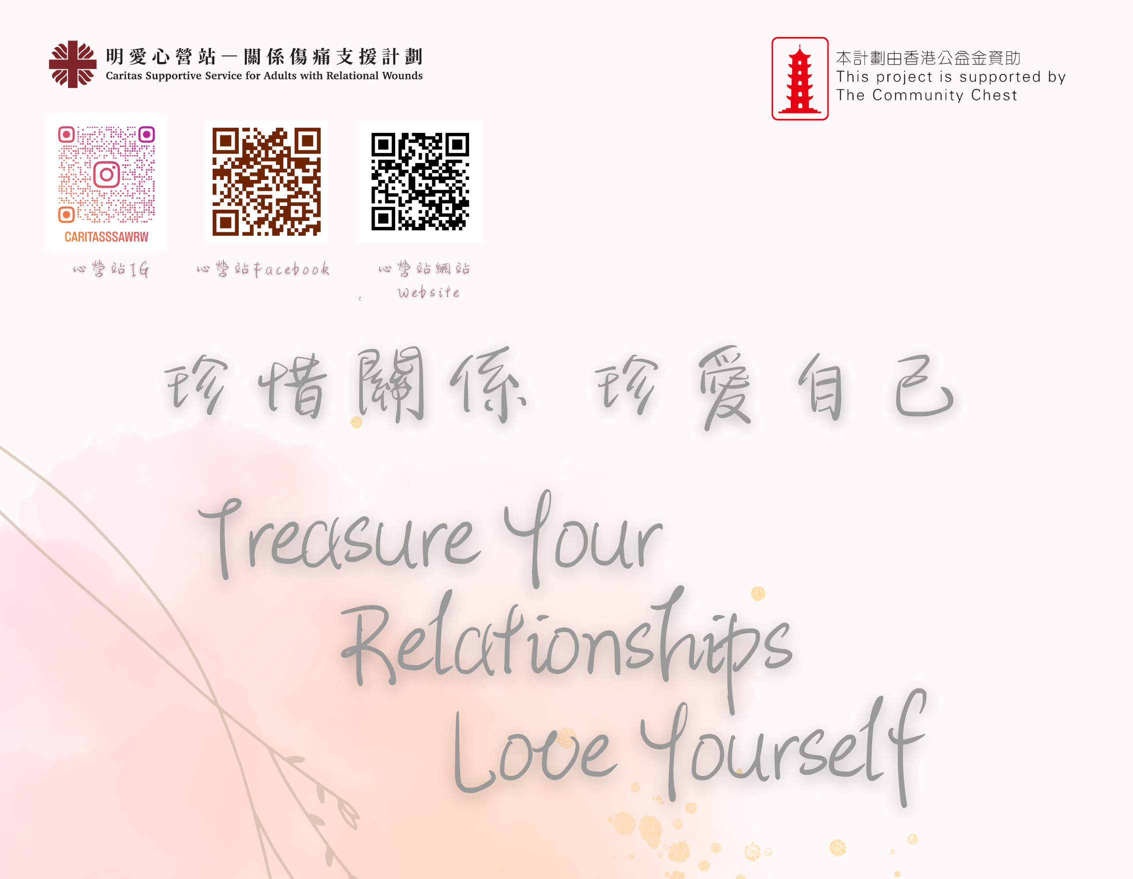 Treasure your relationships Love yourself