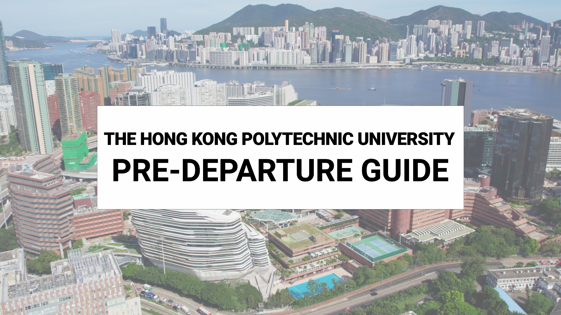 PolyU Pre departure Guide for Non local Students 2025 Cover