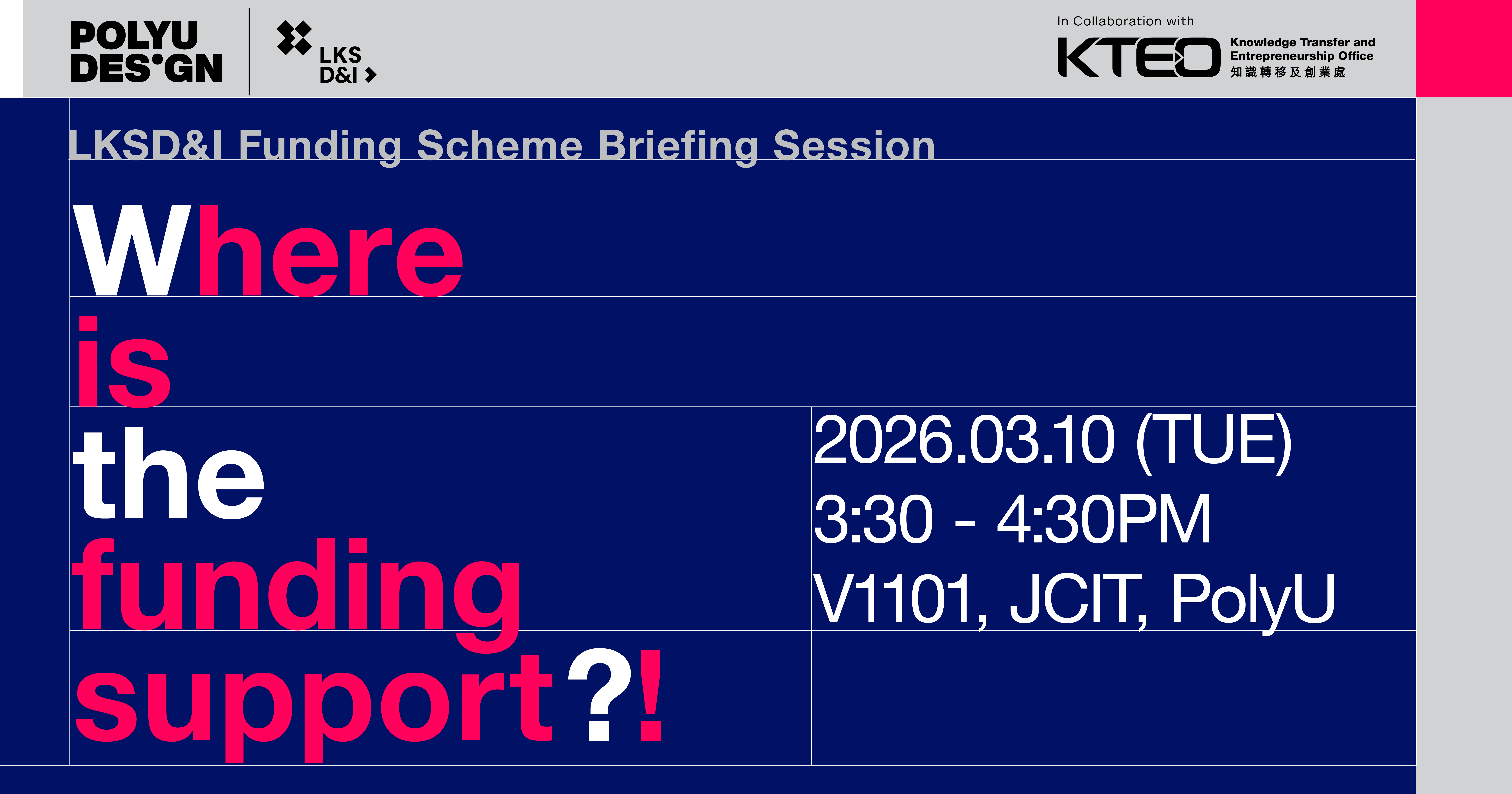 LKSD&I Funding Scheme Briefing Session (10 Mar 2026)