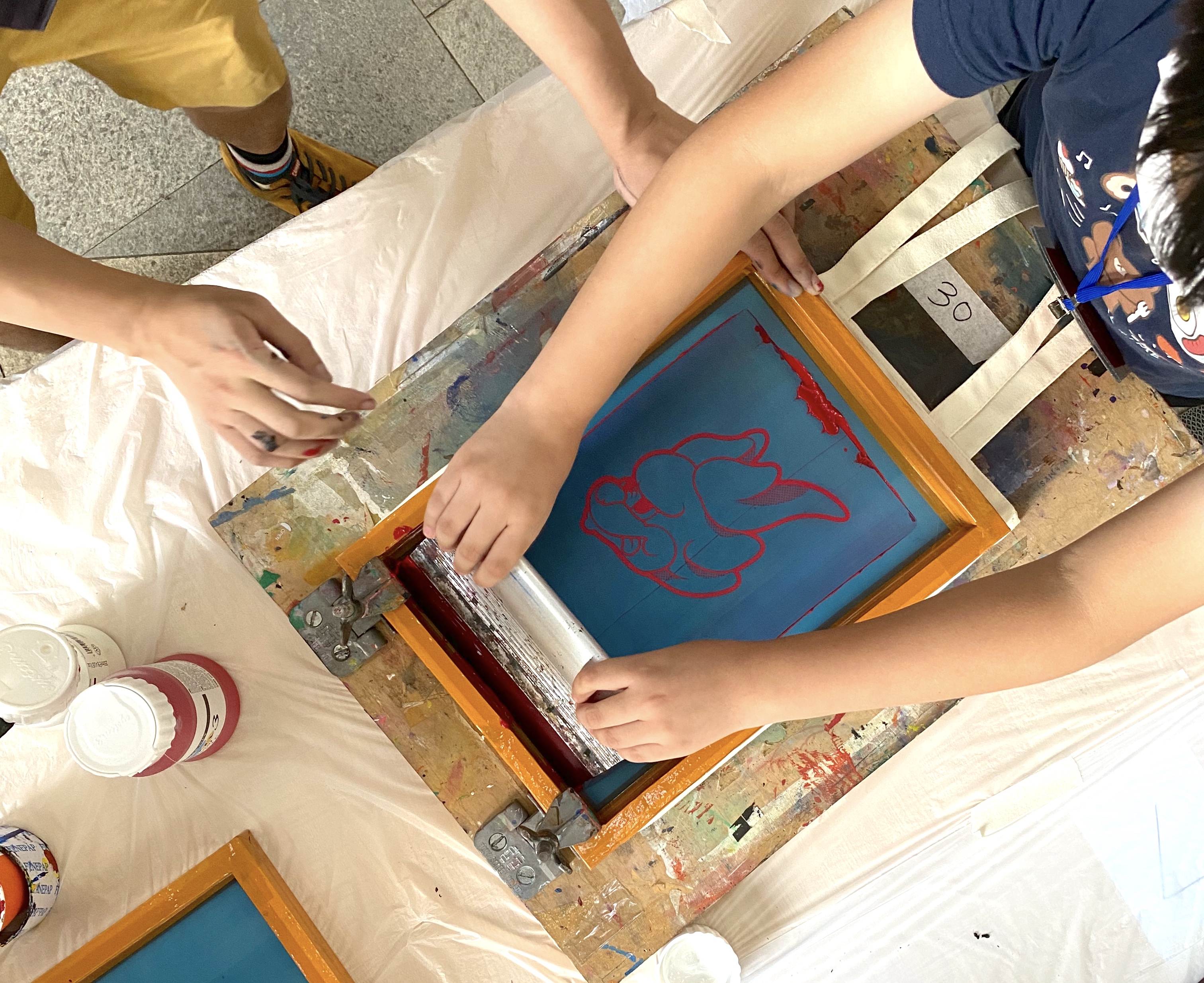 DIY silkscreen tote bag_Session 3