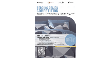 Eblast Poster - Casablanca X Cotton Incorporated X PolyU SFT - Bedding Design Competition
