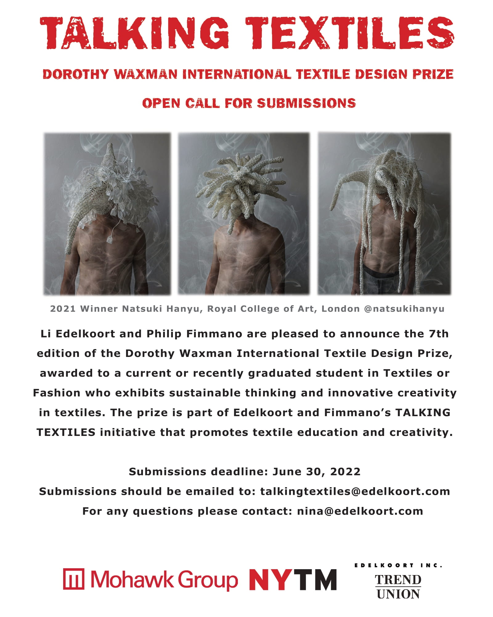 DOROTHY WAXMAN INTERNATIONAL TEXTILE DESIGN PRIZE