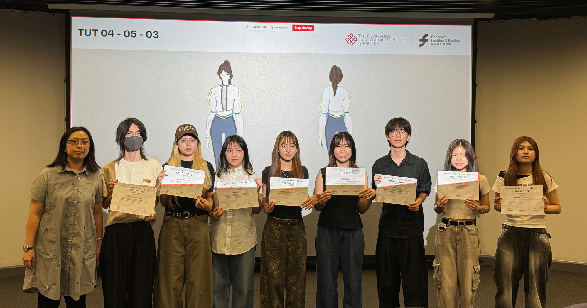 The Ceremony  marked a significant milestone for the participating students, recognising their creativity, commitment, and professional growth.
