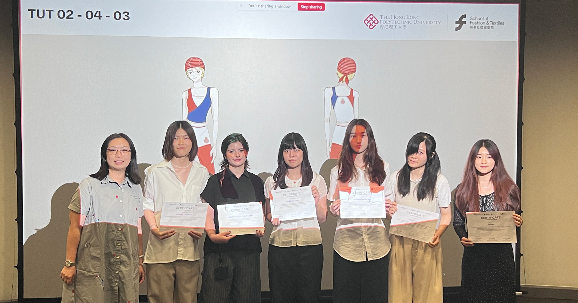 The Ceremony  marked a significant milestone for the participating students, recognising their creativity, commitment, and professional growth.