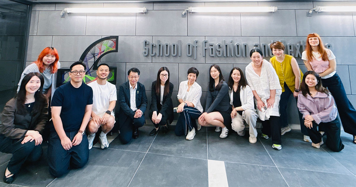 0708 lululemon team visiting PolyU