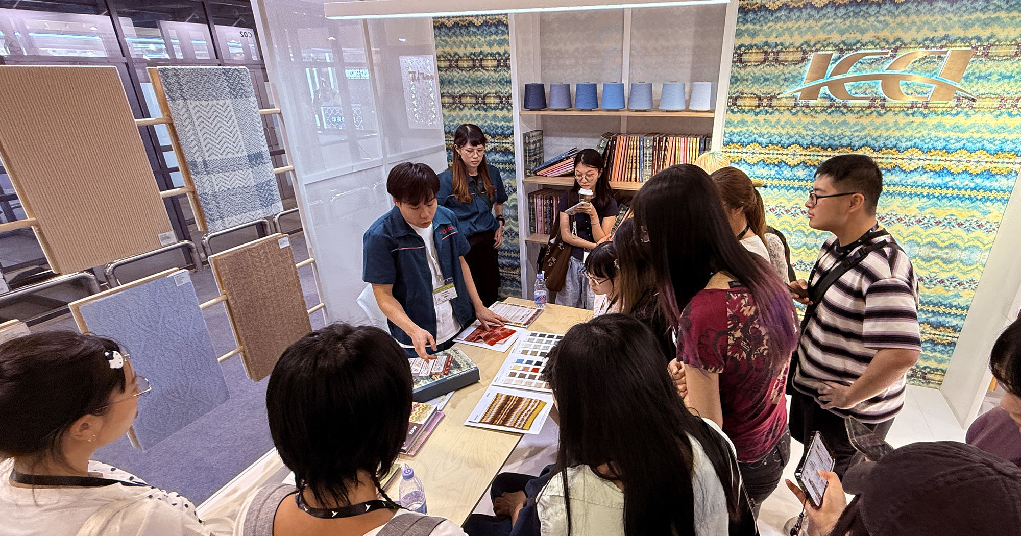 ICCI presentation of latest yarn colour cards at SPINEXPO Shanghai