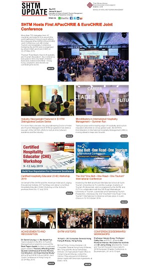 SHTM Update | School of Hotel and Tourism Management