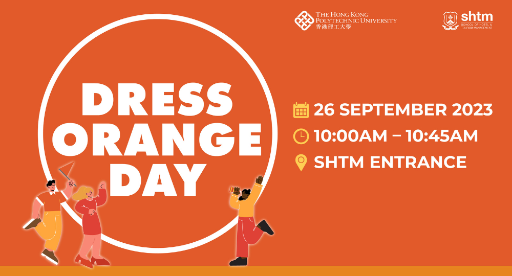 SHTM Dress Orange Day 2023 | School of Hotel and Tourism Management