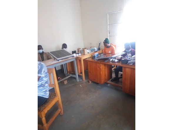 The training room in Rwanda