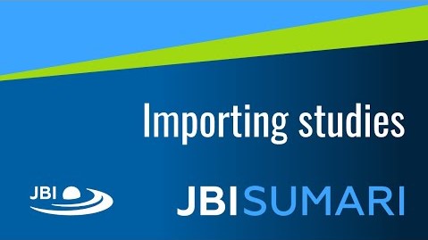 Importing studies