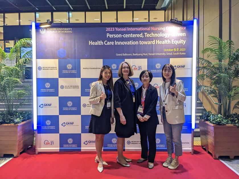 GalleryConferenceDr Vivain Hui and PhD student Bohan Zhangwith Dean from University of Pittsburgh Sc