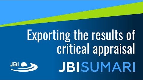 appraisal-exporting-the-results-of-critical-appraisal