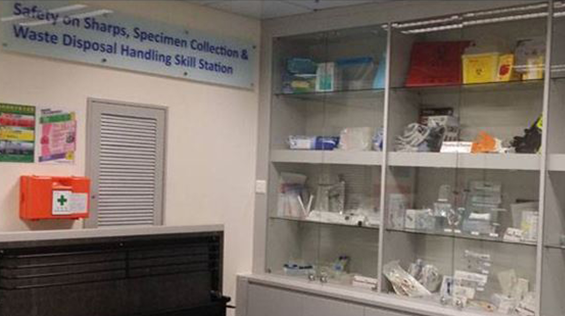 safety-on-sharps-specimen-collection-and-waste-disposal-handling-sill-station
