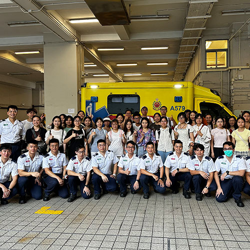 visitingLocalMedicalInstituitionsAmbulanceDepot