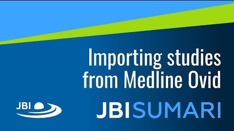Importing studies from Medline
