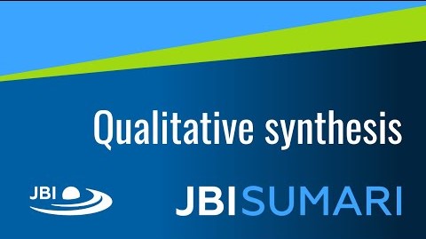 Qualitative synthesis
