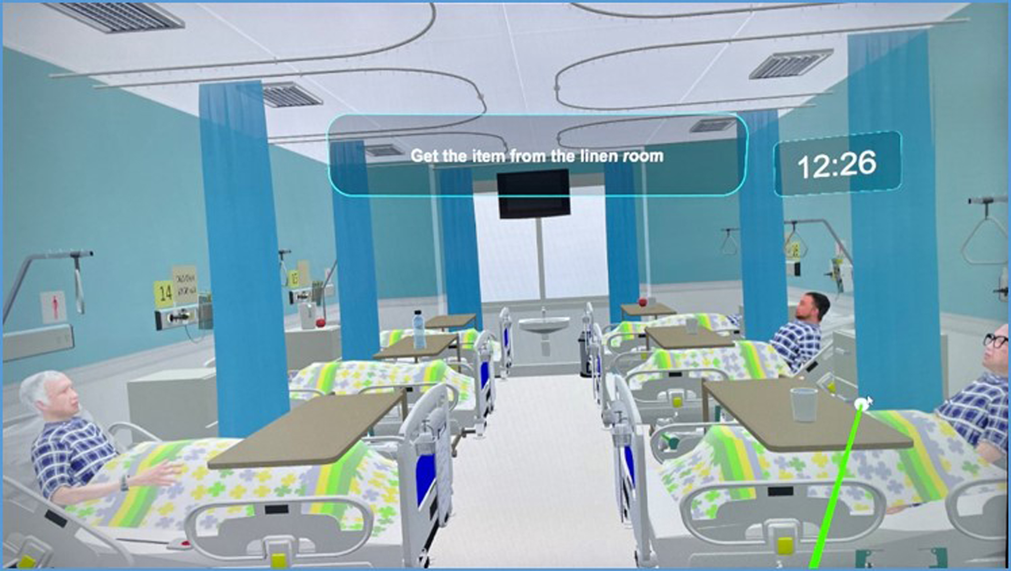 PolyU’s Virtual Hospital is a first-of-its-kind virtual learning system in Hong Kong that simulates the complex and chaotic environment of a real-life hospital ward.