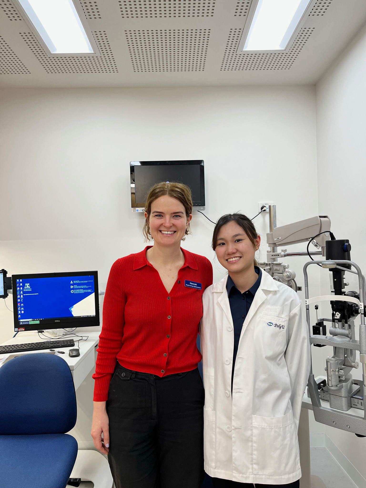 Cherry and her supervisor