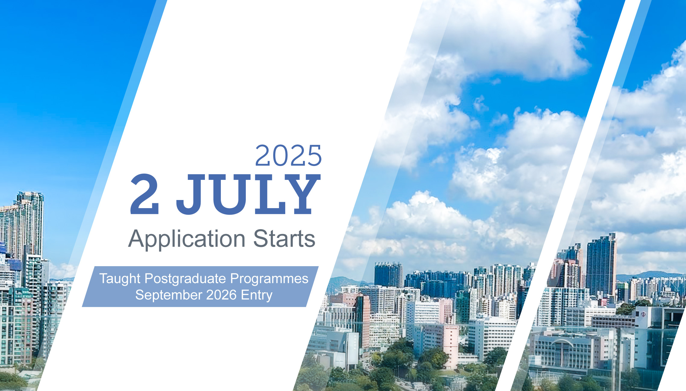 September 2026 Entry<br>Calling for Applications: Embark on a Journey to Success with PolyU!
