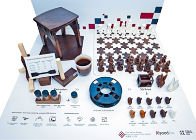 Food Waste-derived 3D Printing Material