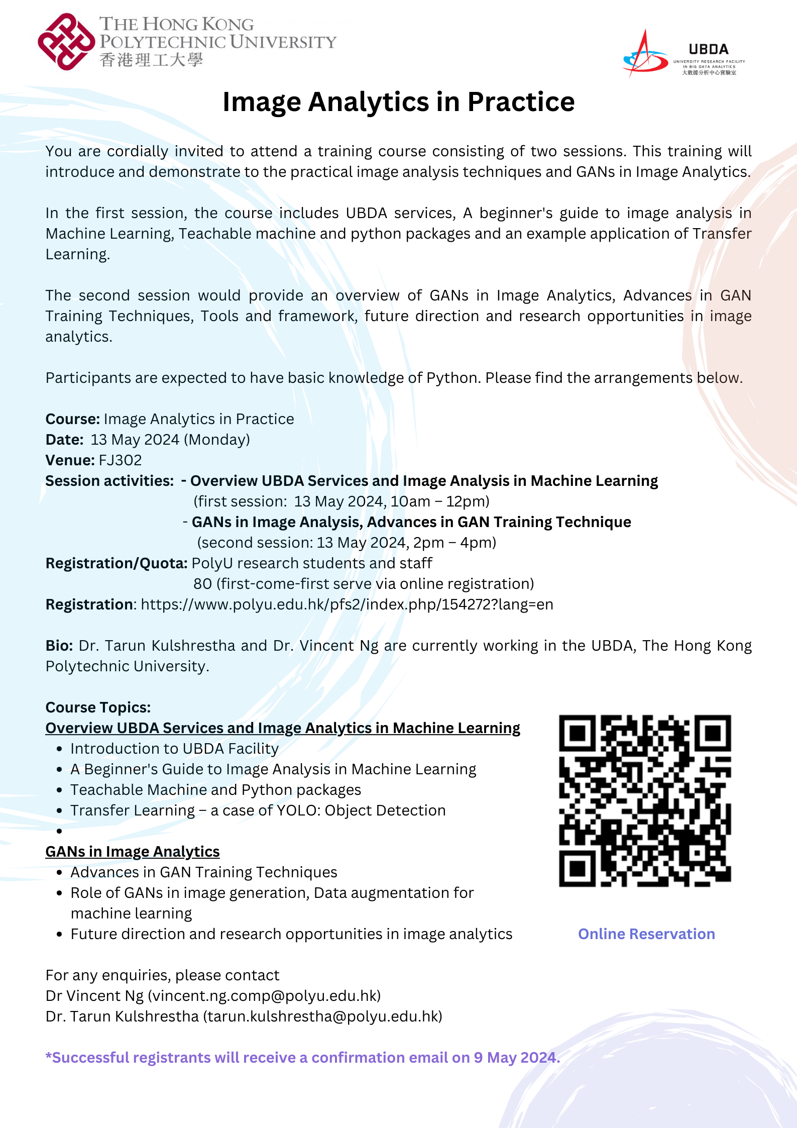 UBDA poster on 13 May 2024