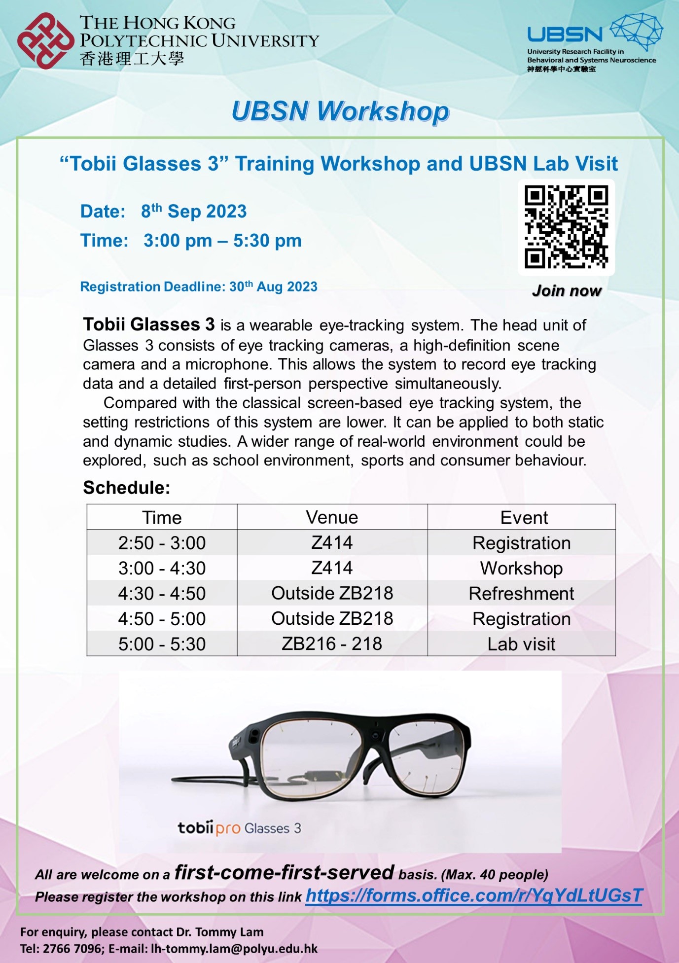 Tobii workshop poster