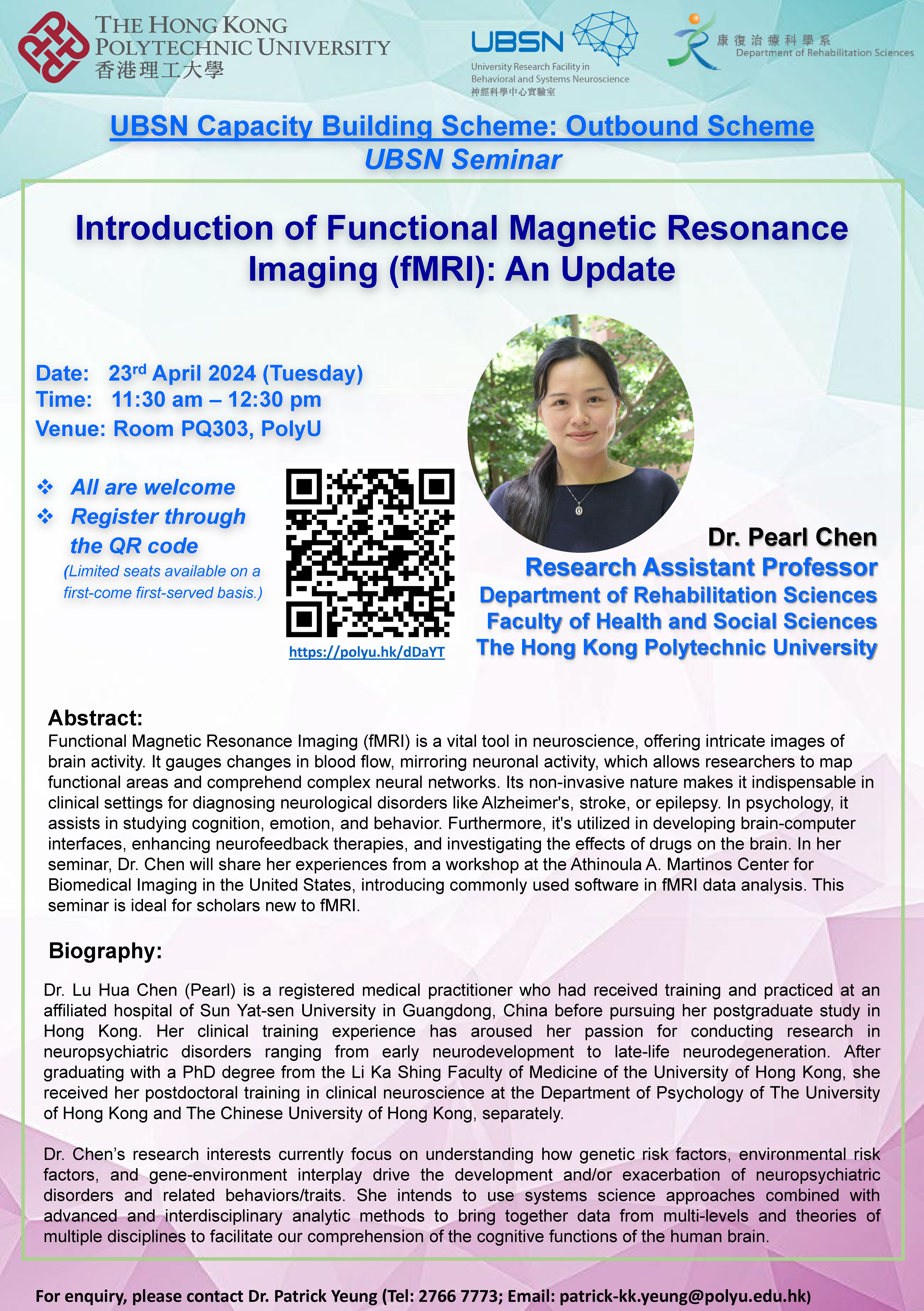 UBSN Seminar_Dr Pearl Chen_updated poster for MLM pq303