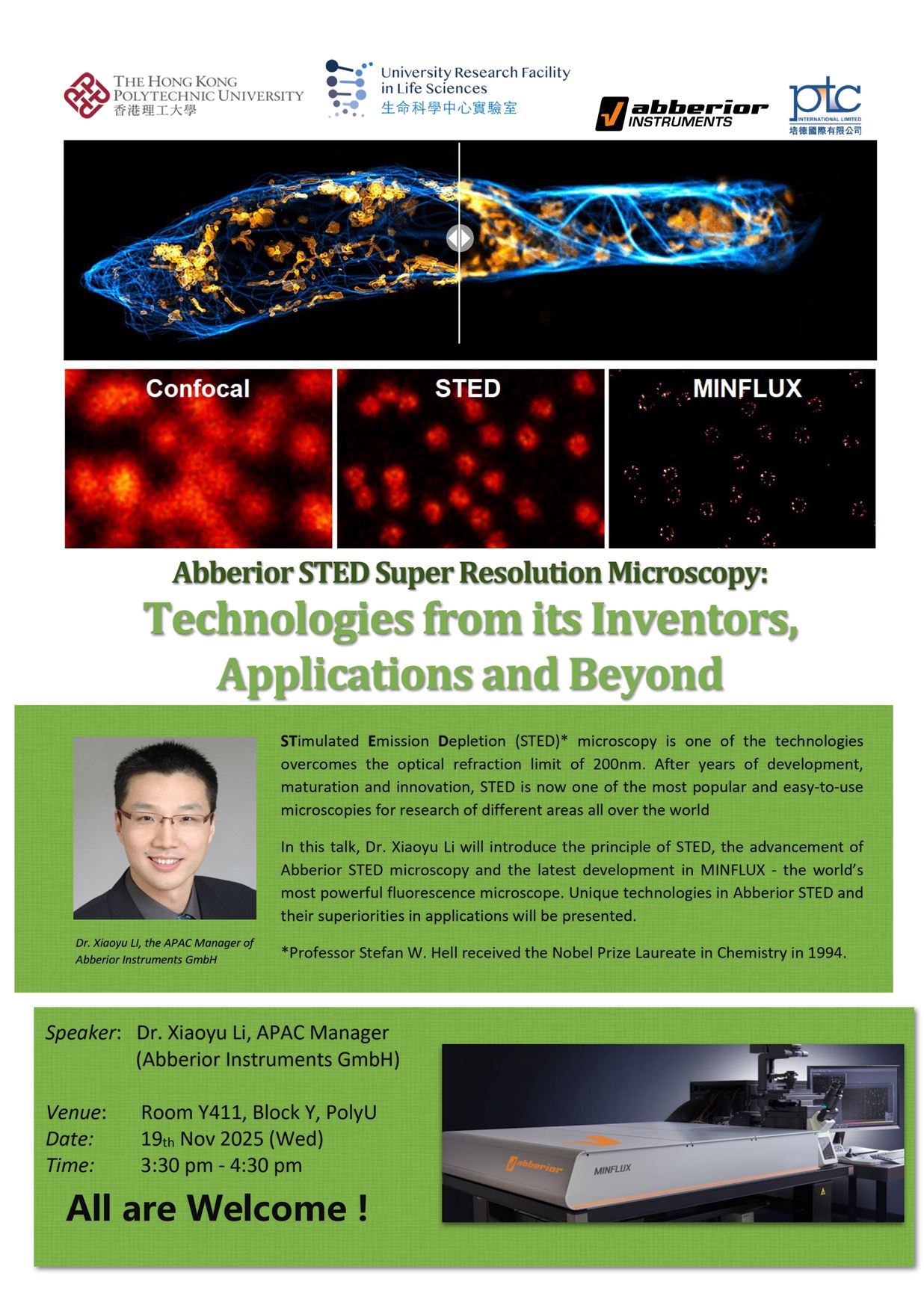STED-minflux Talk PolyU 2025